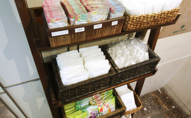 写真：アメニティコーナー