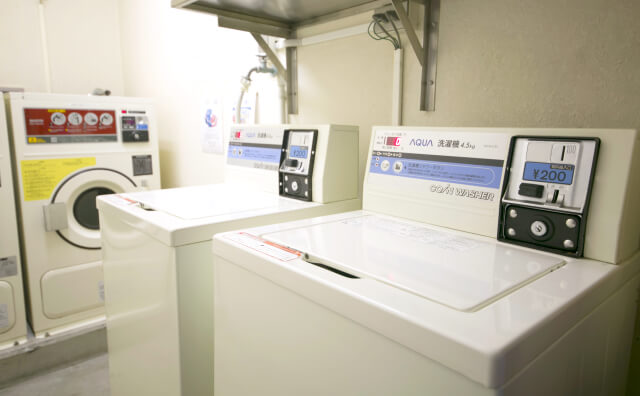 写真：コインランドリー