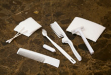 写真：歯ブラシ/ヘアブラシ/綿棒/コットン/カミソリ