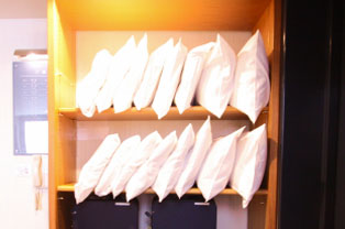 写真：選べる３種の枕